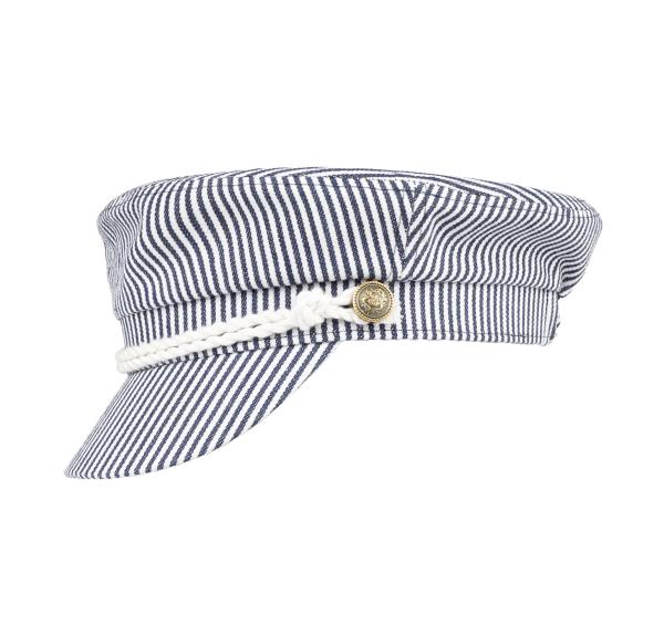 CC COTTON PIN STRIPE FISHERMAN CAP
