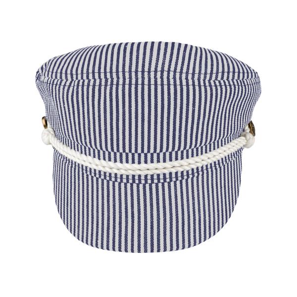 CC COTTON PIN STRIPE FISHERMAN CAP