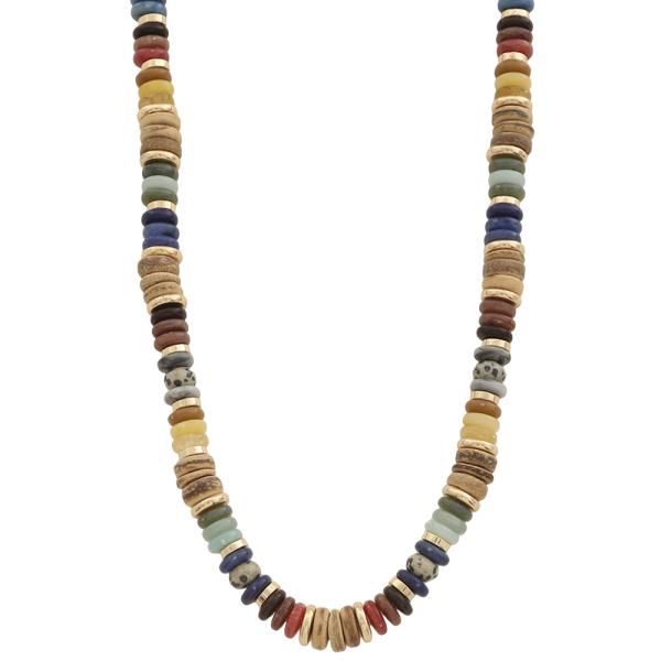 MIX MULTI COLOR BEAD NECKLACE