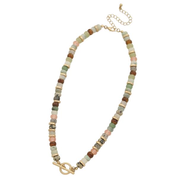 MIX MULTI COLOR BEAD NECKLACE