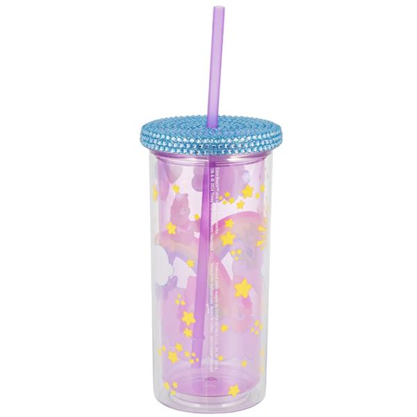 CARE BEARS COLD CUP TRAVEL TUMBLER W STRAW
