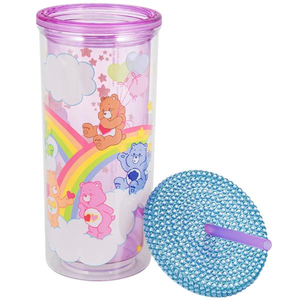 CARE BEARS COLD CUP TRAVEL TUMBLER W STRAW