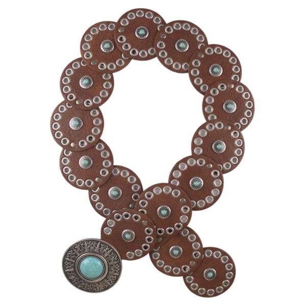 Y2K ROUND WESTERN DISC BELT