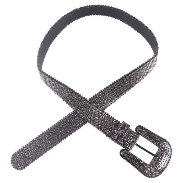 RHINESTONE WESTERN BUCKLE BELT