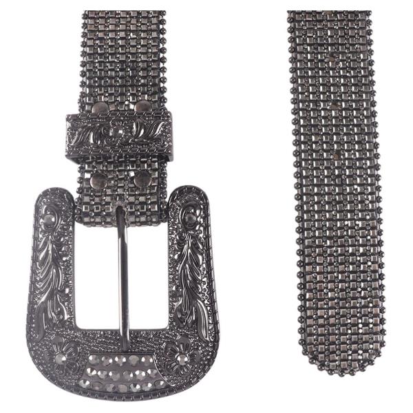 RHINESTONE WESTERN BUCKLE BELT