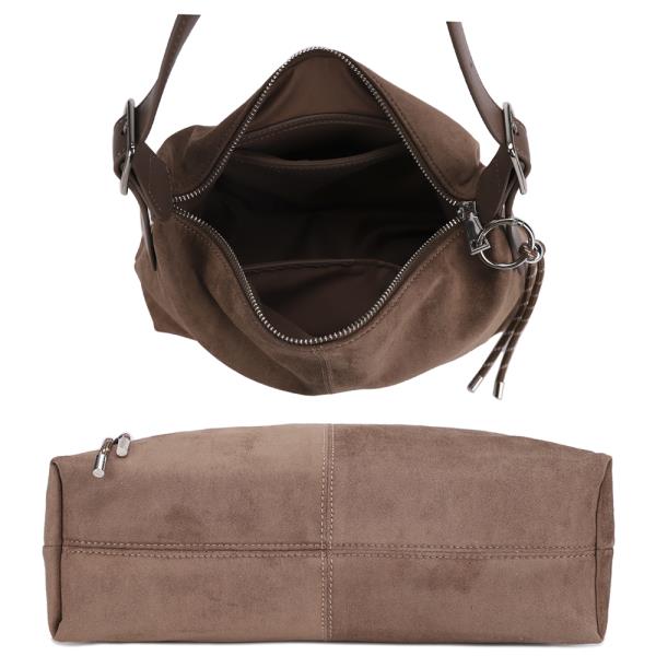 CHIC SUEDE SHOULDER BAG