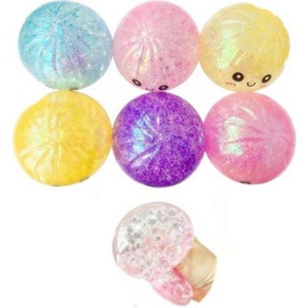 DUMPLING SQUISHY SQUEEZE TOY (12 UNITS)