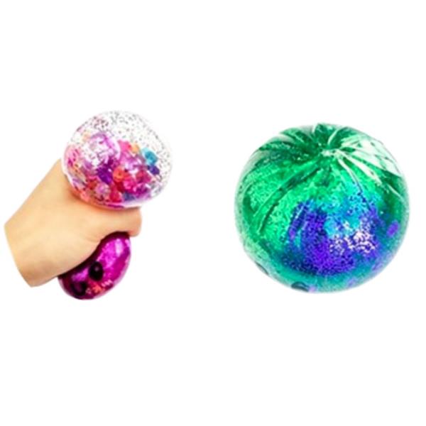GLITTER DUMPLING SQUISHY SQUEEZE TOY (12 UNITS)