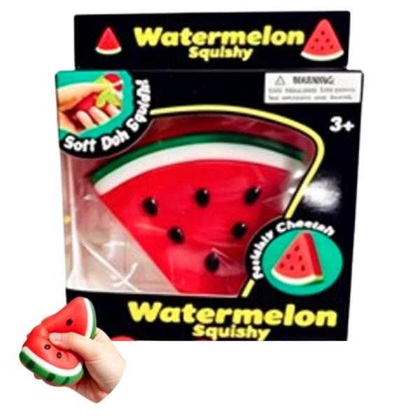 WATERMELON SQUISHY SQUEEZE TOY (12 UNITS)