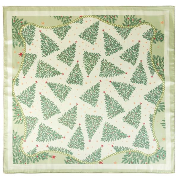 FESTIVE FOREST PRINT BANDANA