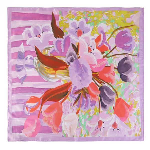 VIBRANT FLORAL BOUQUET PRINT BANDANA