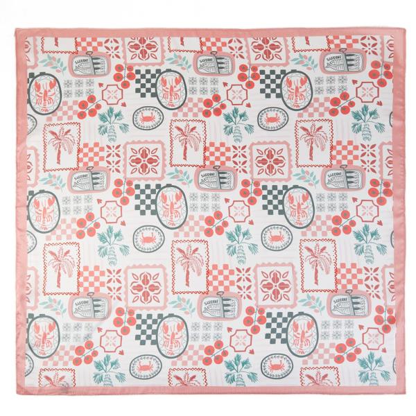 VINTAGE LOBSTER  SEAFOOD PRINT BANDANA