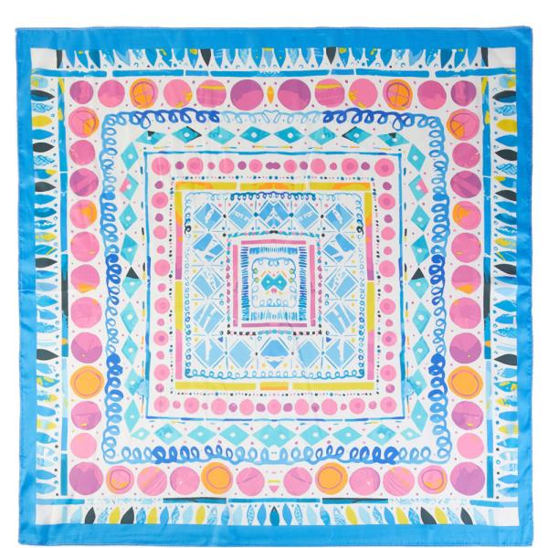 WATERCOLOR ABSTRACT DOT  DIAMOND PRINT BANDANA