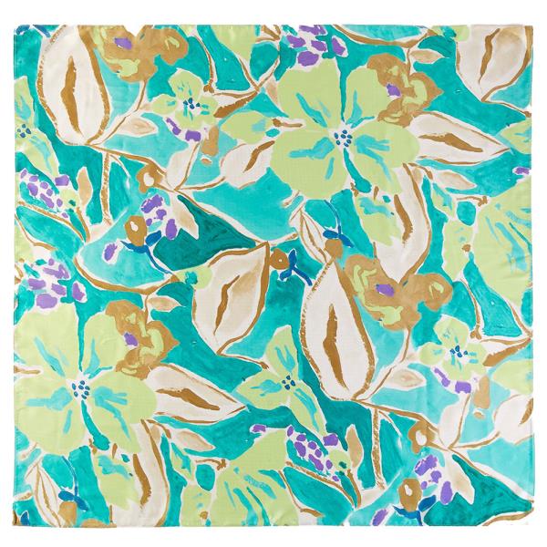 WATERCOLOR BLOOM SUMMER PRINT BANDANA