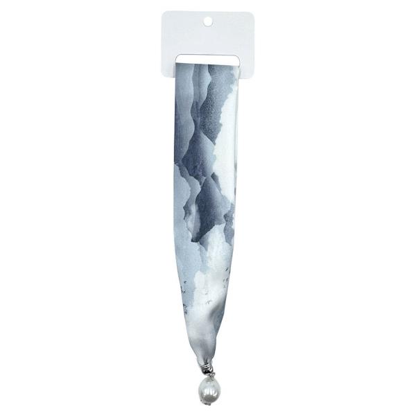 PRINT SCARF NECKLACE
