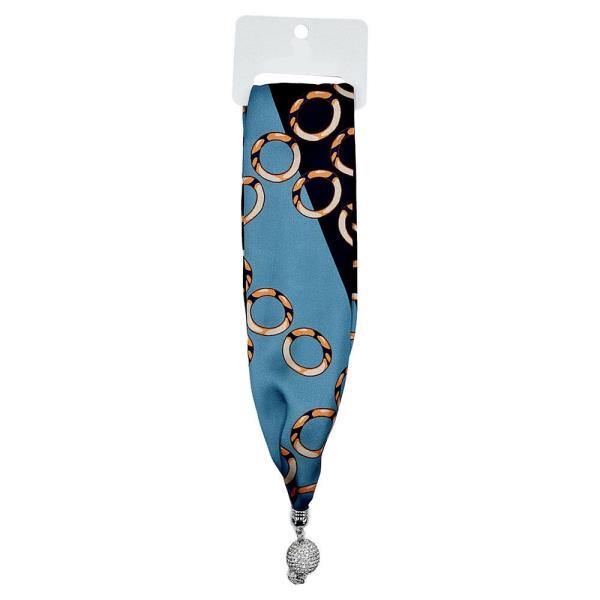 PRINT SCARF NECKLACE