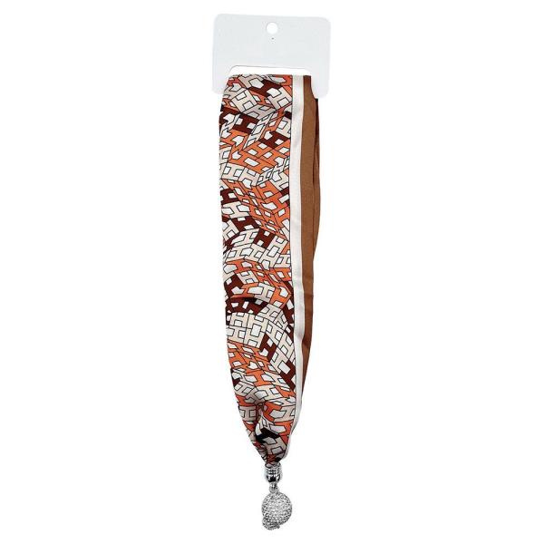 PRINT SCARF NECKLACE