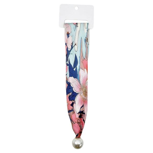 PRINT SCARF NECKLACE