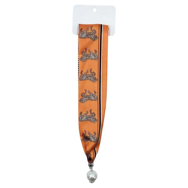 PRINT SCARF NECKLACE