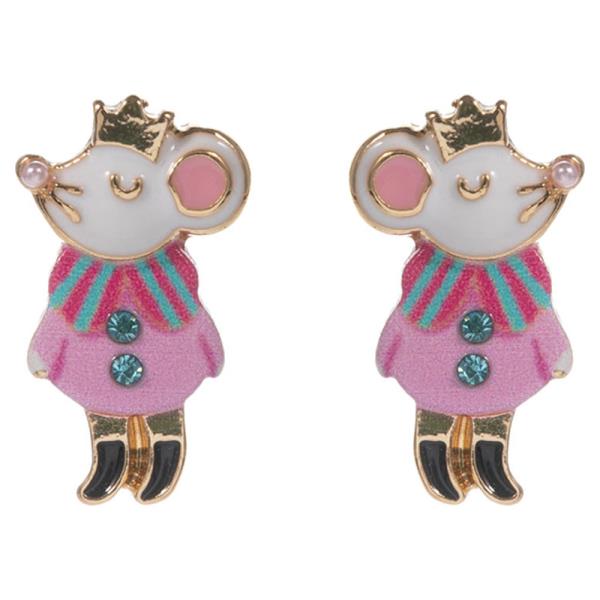 MOUSE KING POST EARRING