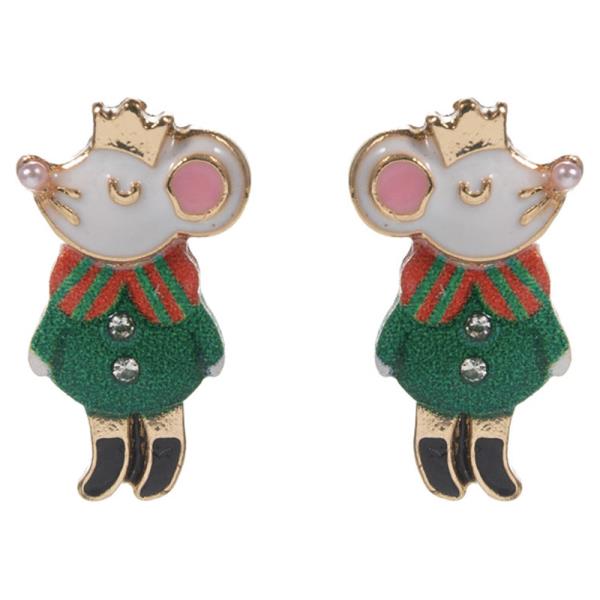 MOUSE KING POST EARRING