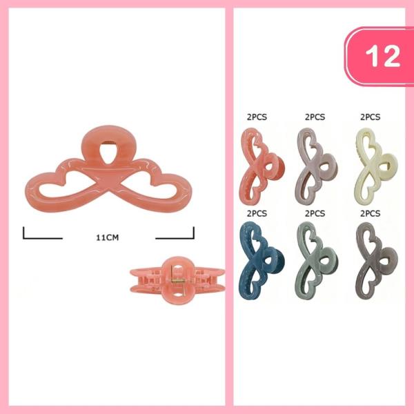 HAIR CLAW CLIP (12 UNITS)