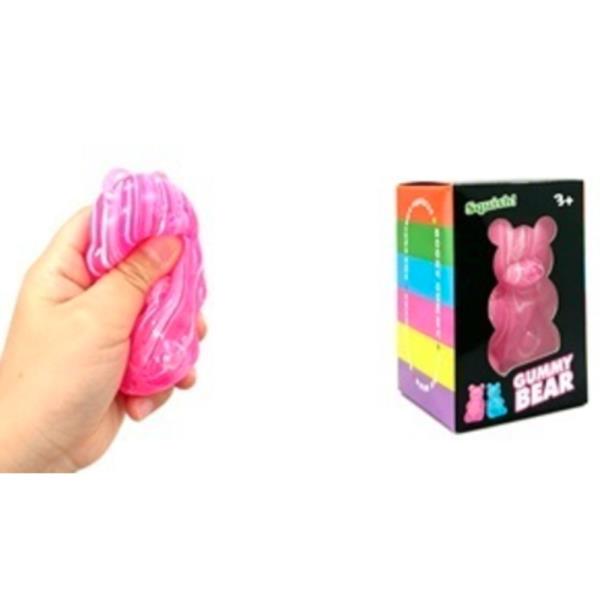 TEDDY BEAR SQUISHY SQUEEZE TOY (12 UNITS)