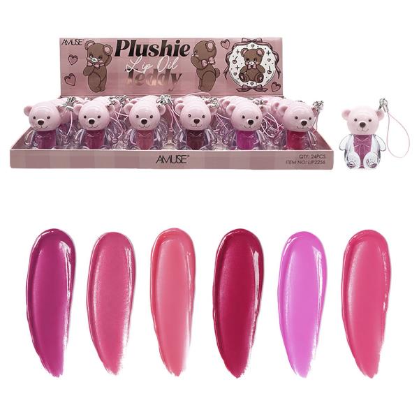 AMUSE PLUSHIE TEDDY LIP OIL (24 UNITS)