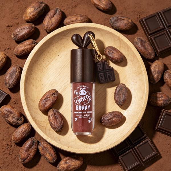 ROMANTIC BEAUTY CHOCO BUNNY SHIMMER LIP GLOSS (12 UNITS)