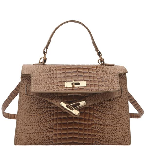 CLASSIC CROC TOP HANDLE SATCHEL BAG