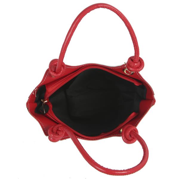 CHERRY PRINT HANDLE TOTE BAG