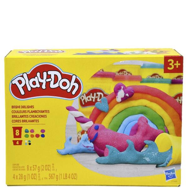 PLAY DOH 12PK BRIGHT DELIGHTS